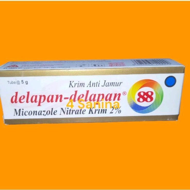 KRIM ANTI JAMUR DELAPAN-DELAPAN TUBE 5 GR / SALEP MICONAZOLE 88