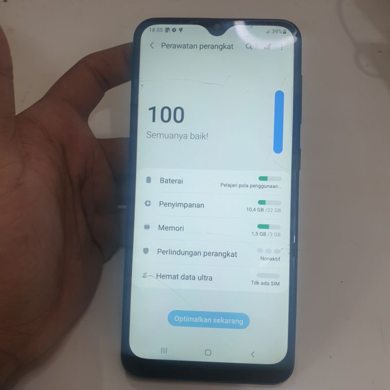 Hp Second Samsung A20 Ram 3/32 Murah