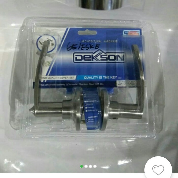 Toilet Handle Pintu Kamar Mandi Dekson Stainles Steel 304Pakai Anak Kunci