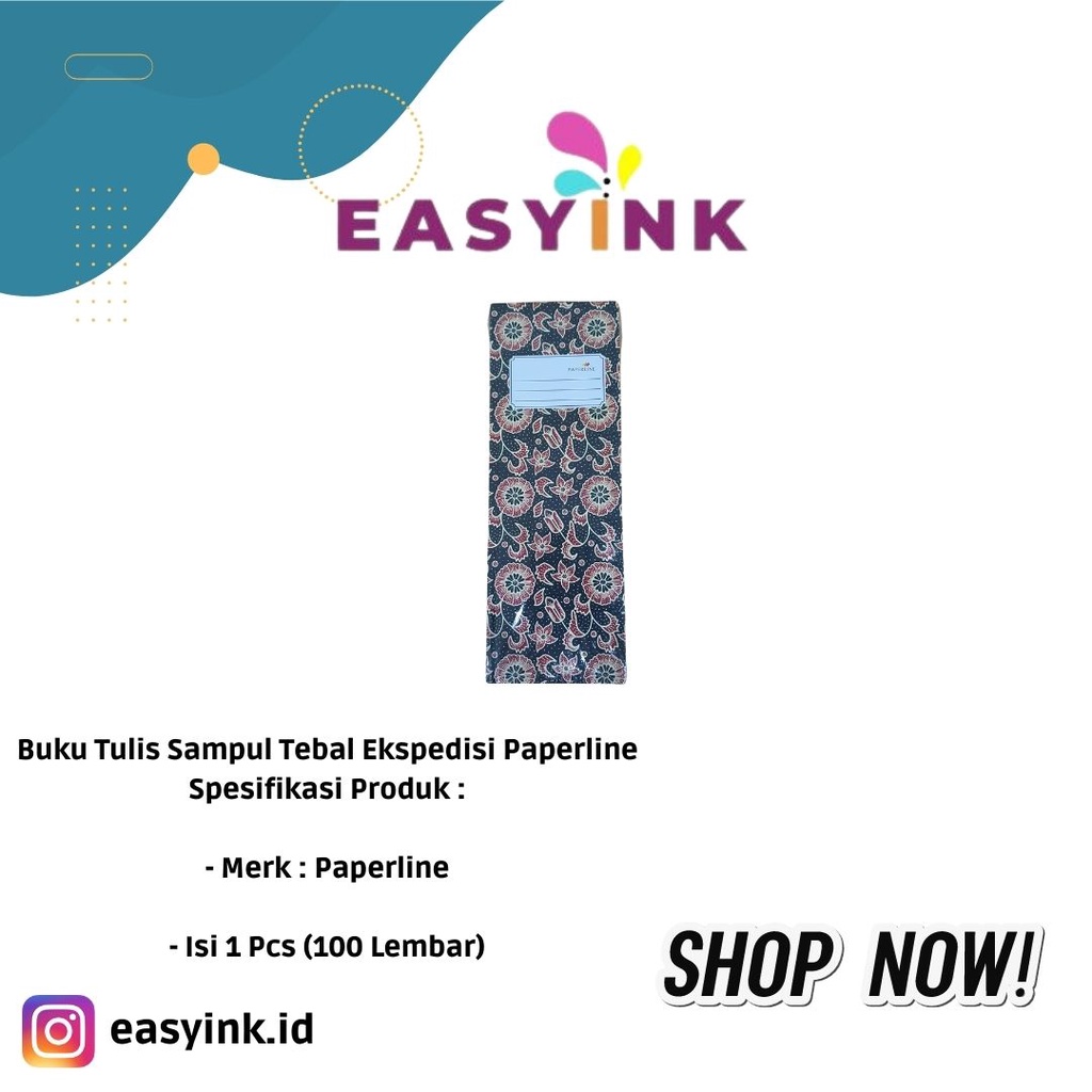 

Buku Ekspedisi Hard Cover Paperline 100 Lembar