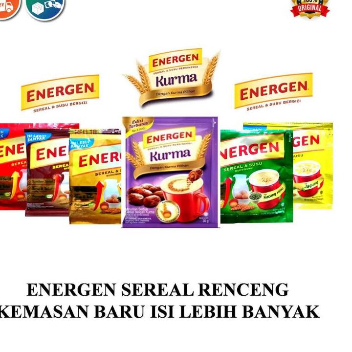 

FG5™ Energen Renceng 10 Sachet All Varian TERBAIK