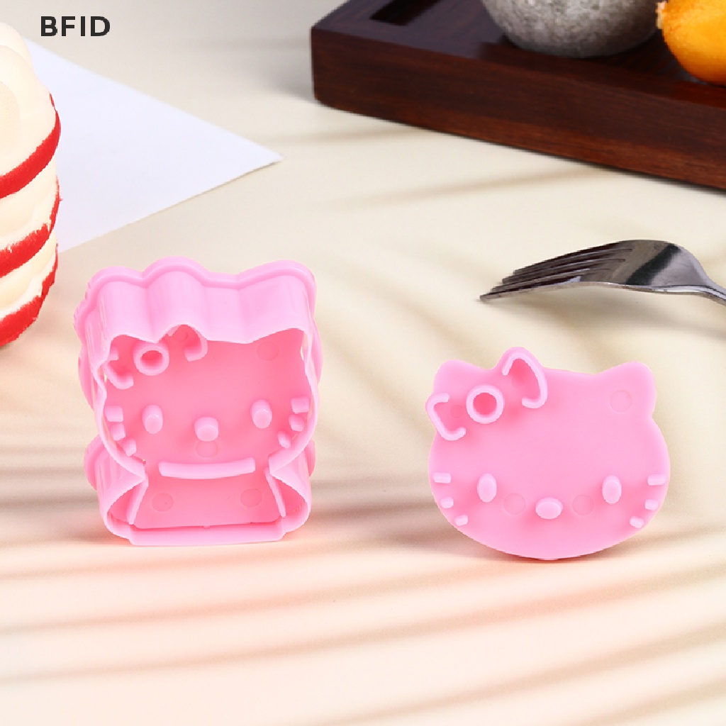 [BFID] Kt Bentuk Kucing DIY Sandwich Mold Cutter Little Kitty Cat Shape Sandwich Mold Bread Cake Mold Maker Alat Dessert Sarapan Dapur Rumah [ID]