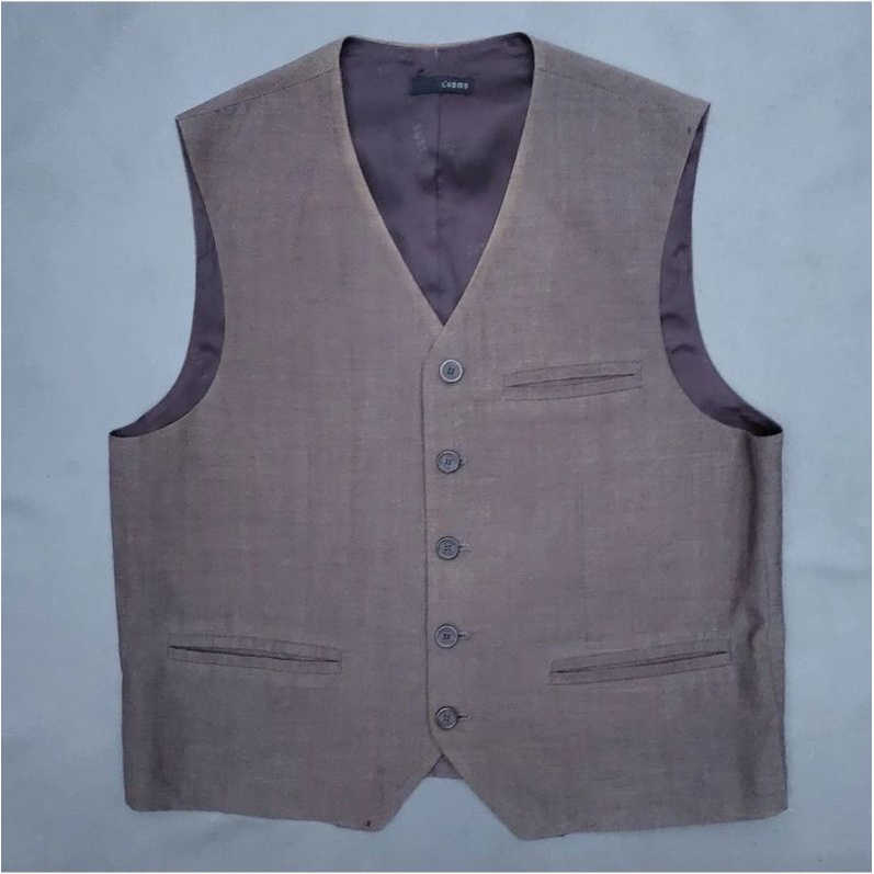 VT352/ L UOMO/vest pria/vest modis/rompi jas/rompi murah/size XL/rompi solo