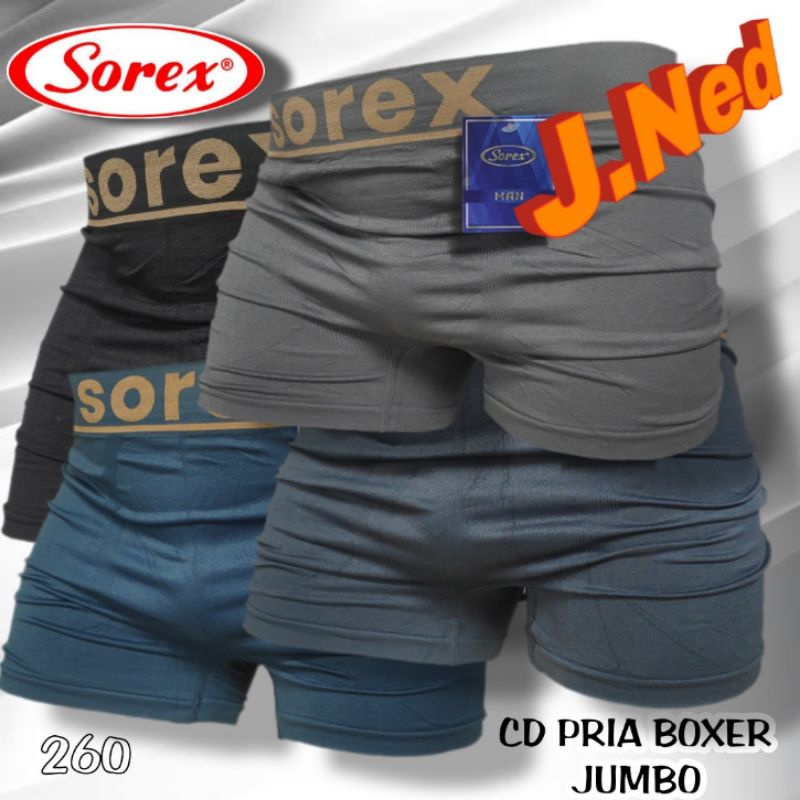 J260D CELANA DALAM BOXER PRIA JUMBO SOREX