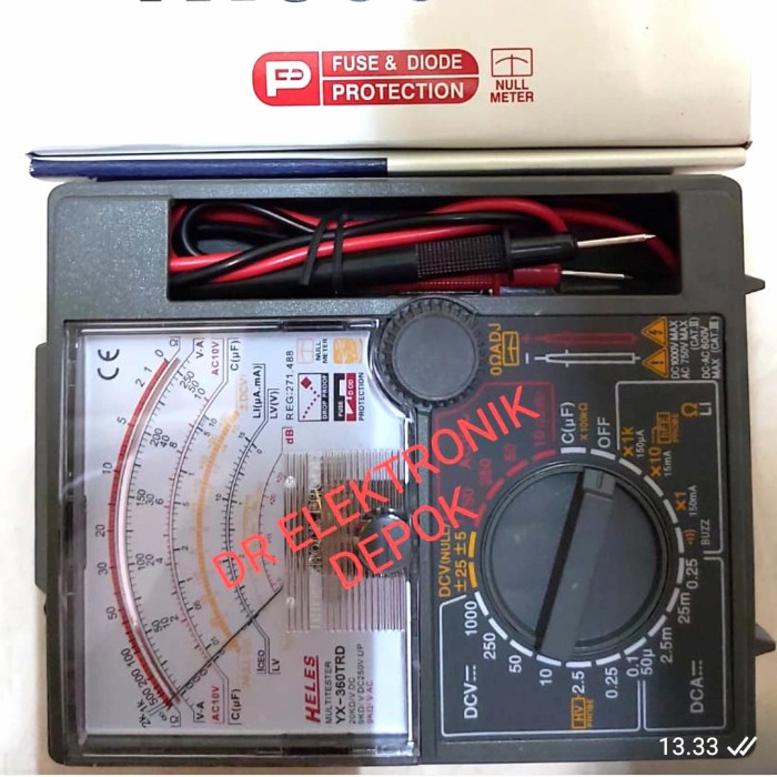 Jual Multimeter Ori Avometer Multitester Analog Heles Yx 360 Trd