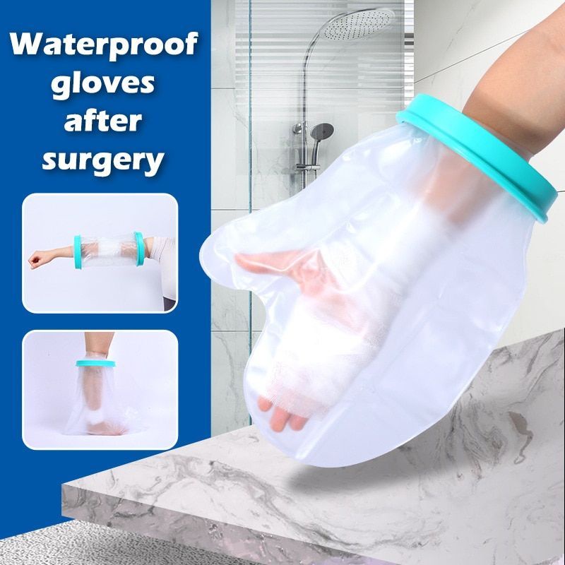 Penutup Luka Anti Air Cover Pelindung Gips Tangan / Kaki / Lutut Dewasa Waterproof Reusable Untuk