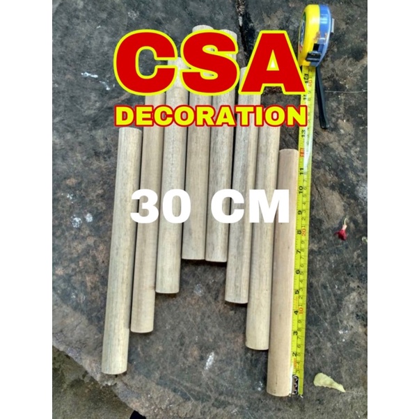 

TONGKAT KAYU PRAMUKA POLOS 30 CM