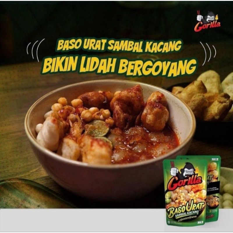 

Gorilla Baso Urat Sambal Kacang 200 Gr Sambal Kacang