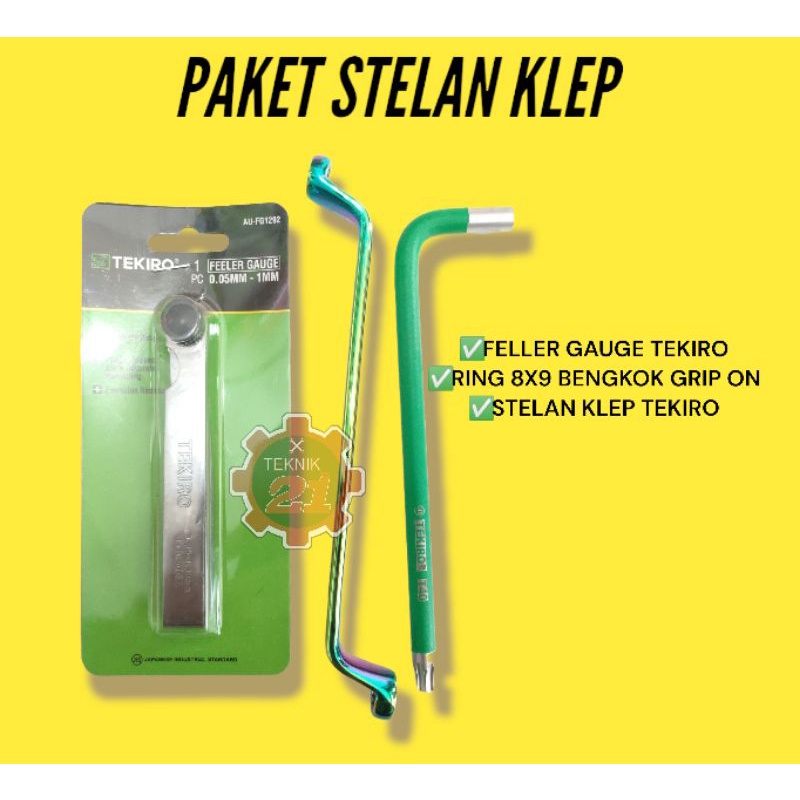 PAKET STELAN KLEP TEKIRO KUNCI KLEP SET TEKIRO KUNCI STELAN KLEP TEKIRO