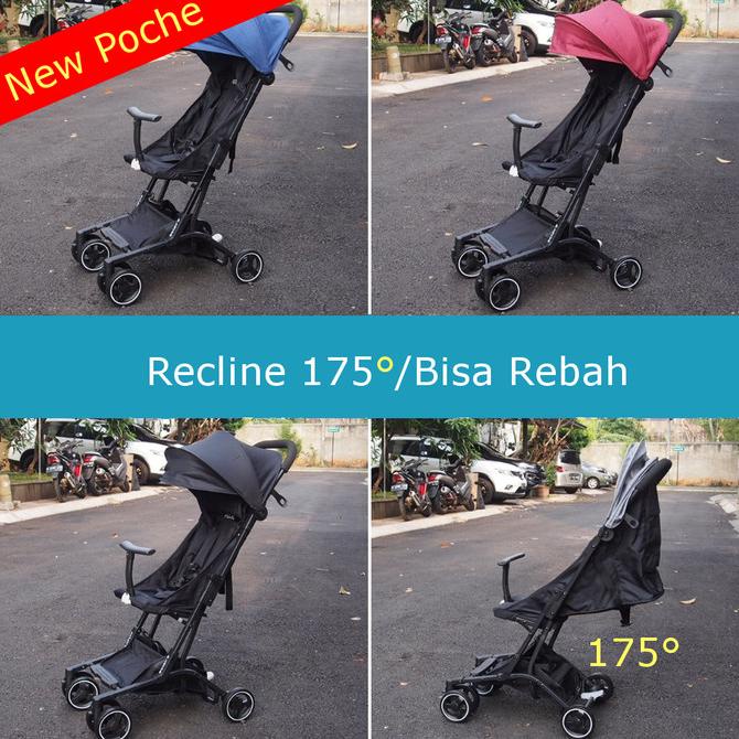 SALE NOW STROLLER POCKIT ECLAIRE POCHE RECLINE 175 STOK TERBATAS