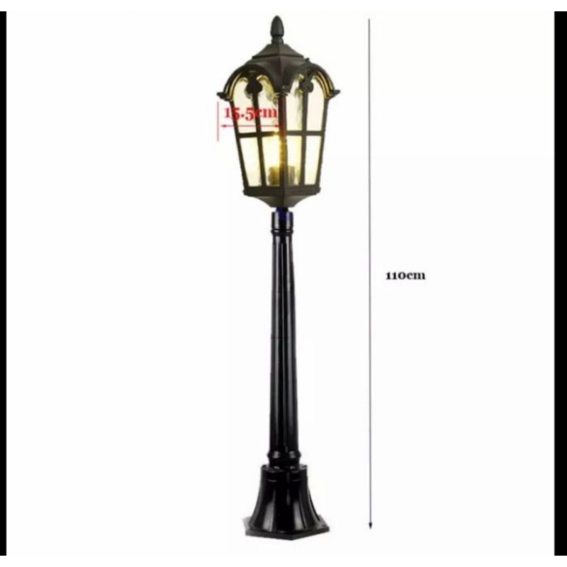 LAMPU TAMA LAMPU JALAN 1 KAP LAMPU OUTDOR KLASIK SERI 351