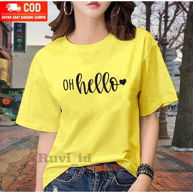 Ruvi_id-KAOS TERLARIS / BELI 3 GRATIS HEADSET EXTRA BAS / KAOS WANITA LENGAN PENDEK / KAOS WANITA KOREAN STYLE / KAOS WANITA POPULER / KAOS DISTRO / ATASAN REMAJA / KAOS OBLONG / BLUS / T-SHIRT / BAJU IMPORT / KAOS OVERSIZE / BAJU MURAH