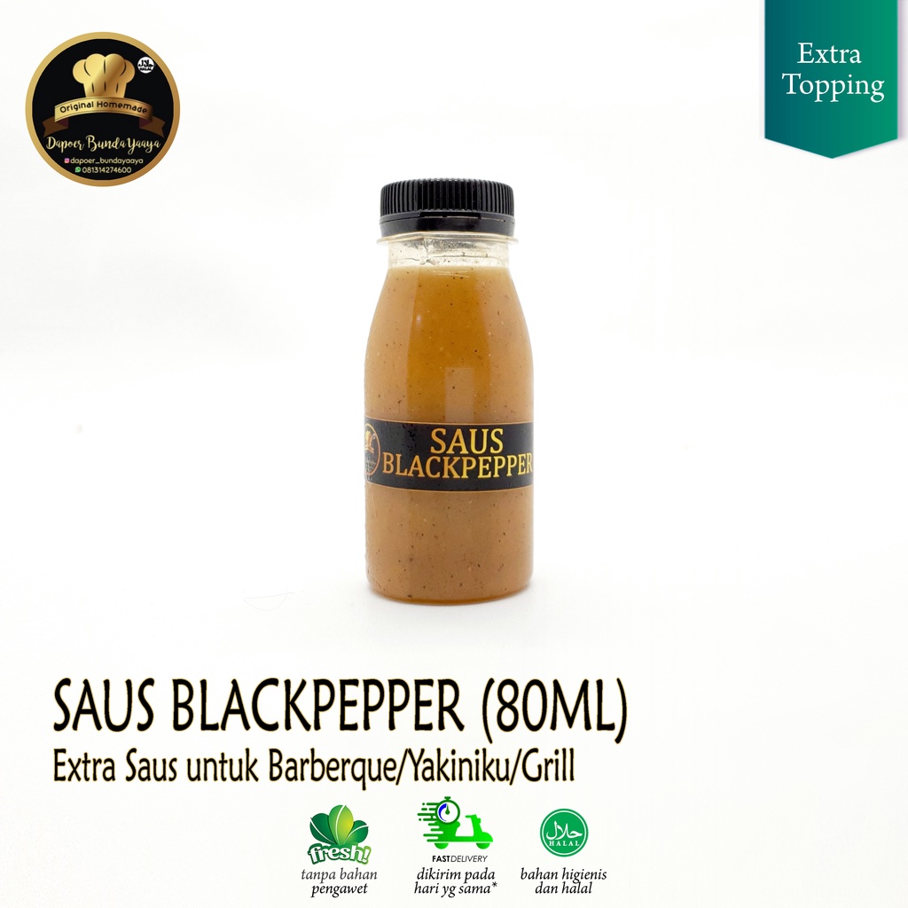 

Saus Blackpepper Grill 80 ml (Halal Food)