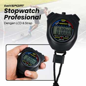 Stopwatch Profesional LCD dengan Strap - ZSD-808