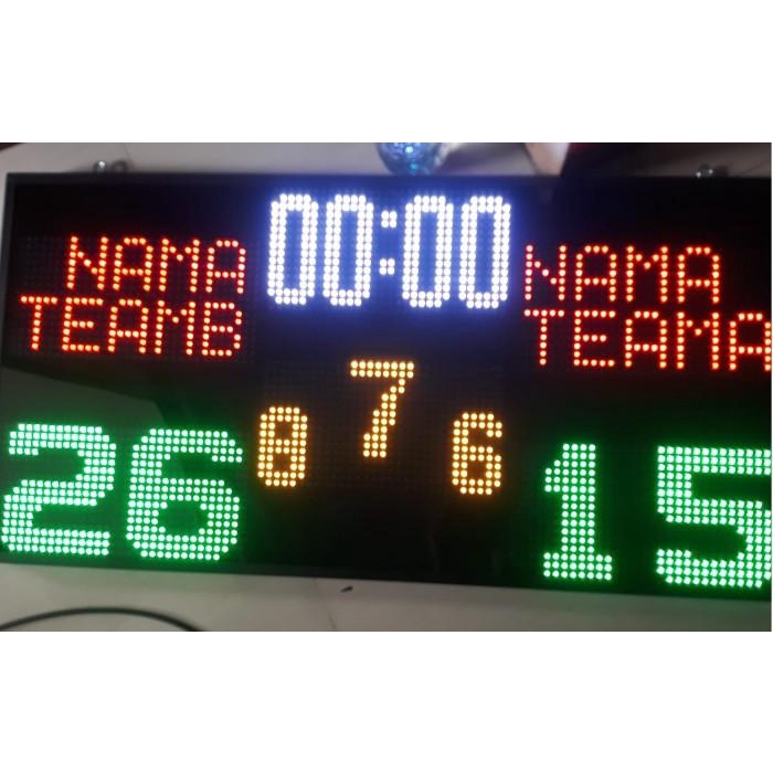 Score Board Futsal Papan Skor Digital Wireless Scoreboar Sepak Bola Best Seller