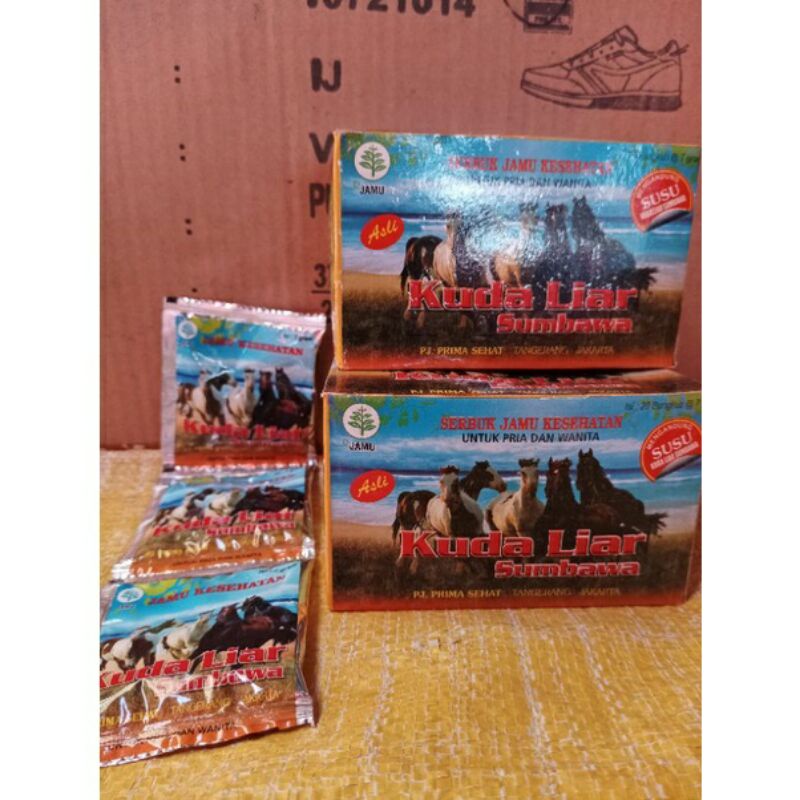 JAMU SERBUK HERBAL KUDA LIAR SUMBAWA ASAM URAT PEGELINU