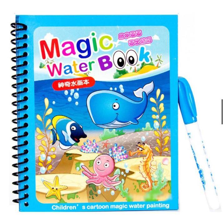 Magic Water Book Mainan Edukasi Buku Mewarnai Anak Laki-Laki dan Perempuan