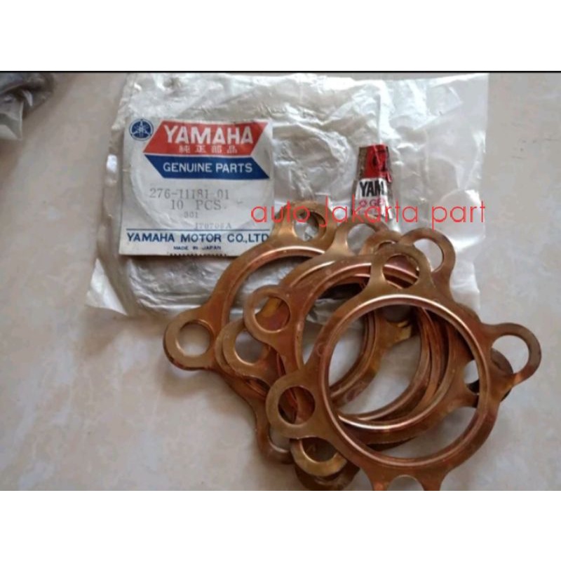 Perpak silinder blok yamaha dt100 rs100 rx100 original baru made in japan