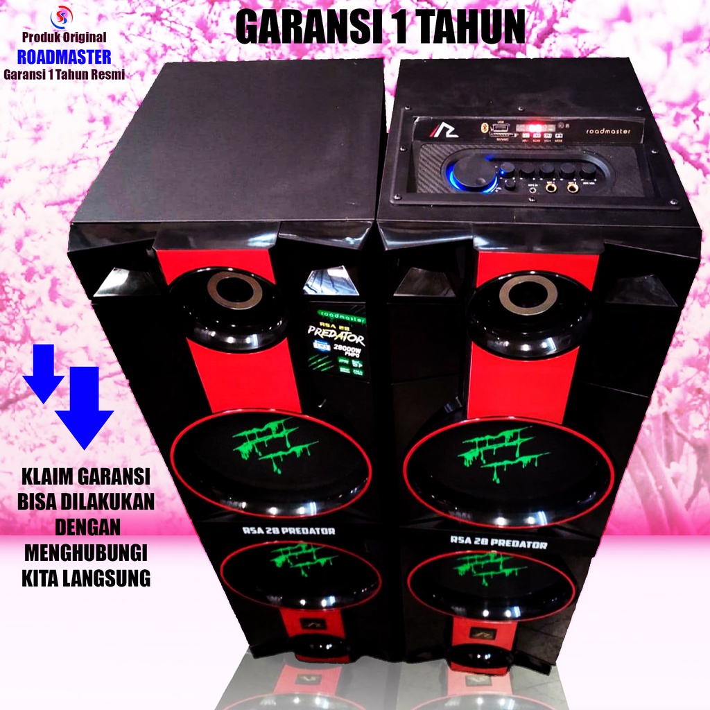 SPEAKER AKTIF ROADMASTER RSA 28 PREDATOR GARANSI SATU TAHUN