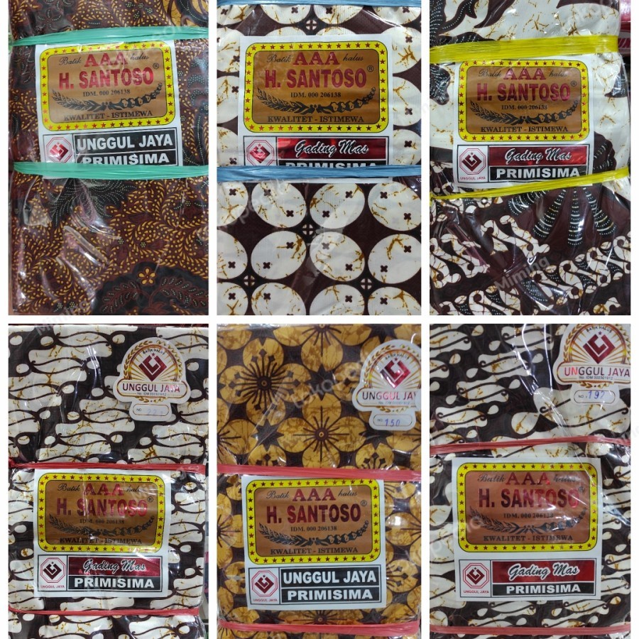 Kain Jarik Batik Santoso | Kain Panjang | Panjang :215 cm |Lebar :120