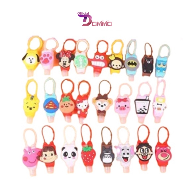 [LOKAL] DOMMO - D7013 (30 ML) Botol Hand Sanitizer Cartoon / Holder With Empty Bottle / Gantungan