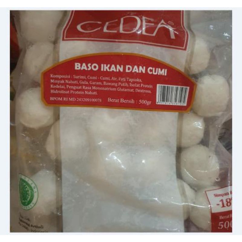

Cedea bakso ikan dan cumi