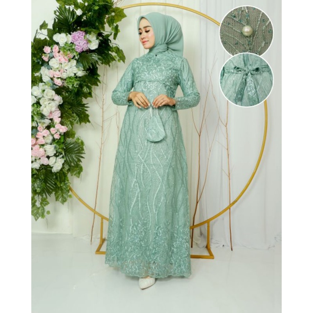 Gamis Ratu Jannah / Kebaya Modern / Gamis Kebaya / Gamis Pesta Mewah / Gamis /Kebaya Kondangan