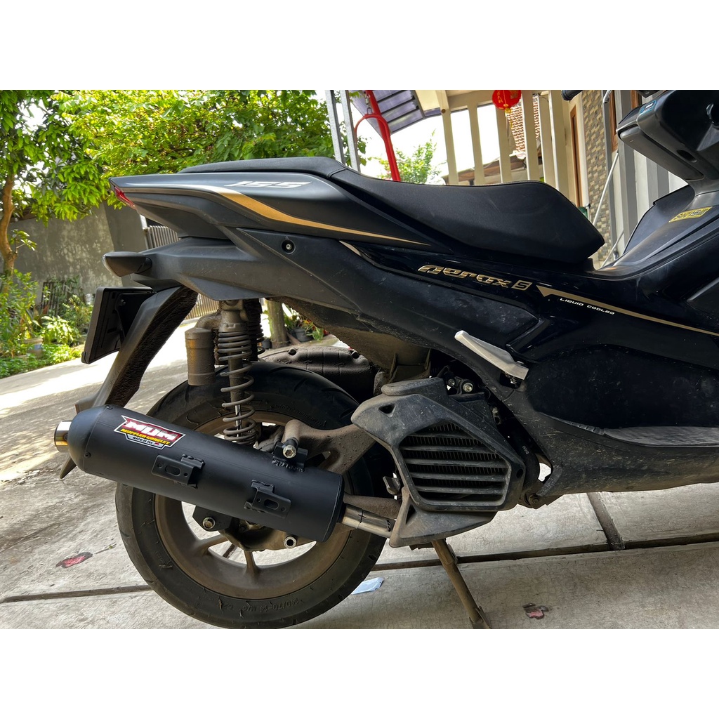MDM RACING MUFFLER Kenalpot Kondoman Aerox New/Old Nmax New/Old