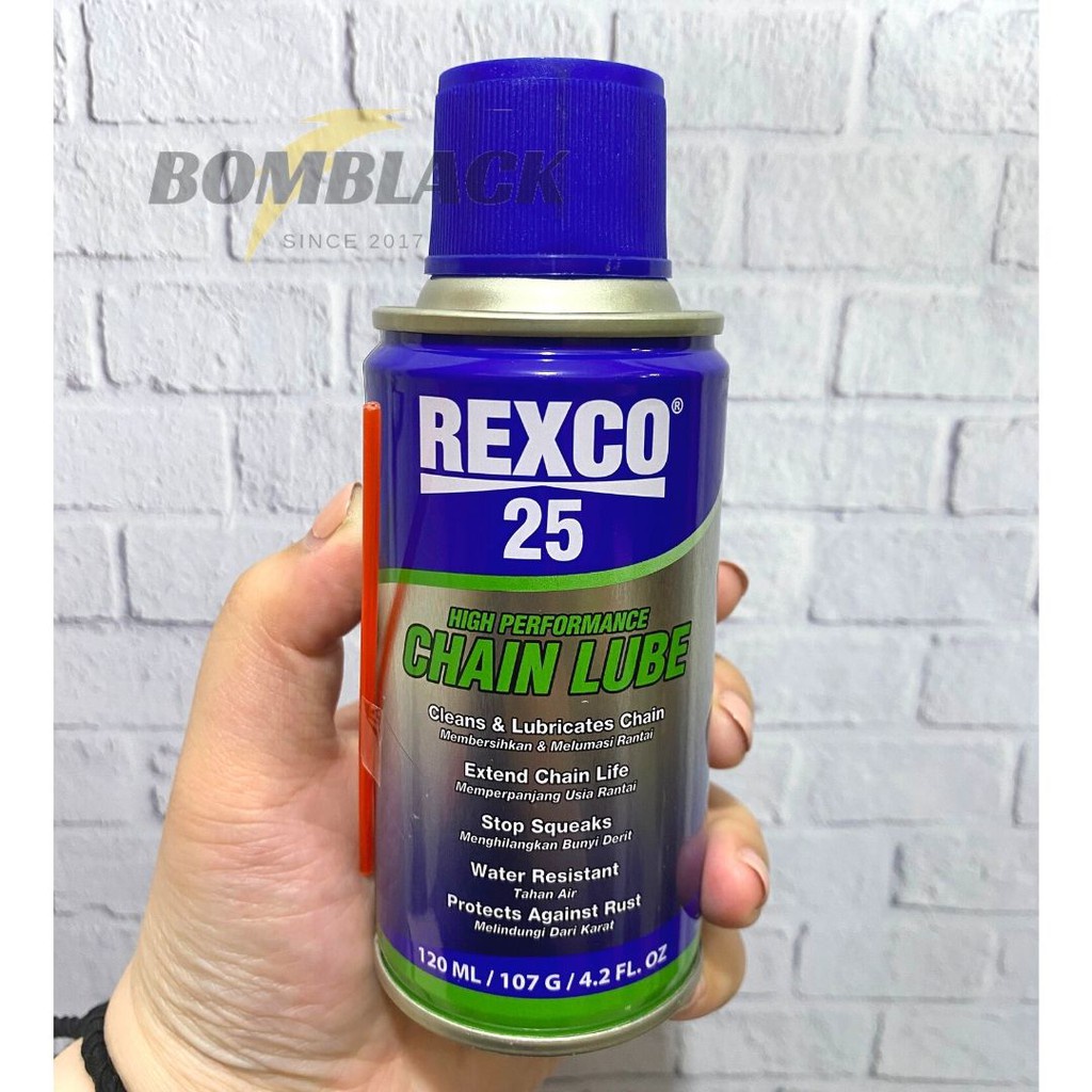 Pelumas Rantai REXCO 25 120ml Chainlube Minyak Oli Rantai Motor Mobil