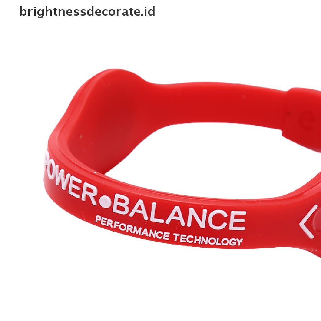 [Birth] Power Balance Energi Gelang Kesehatan Untuk Olahraga Gelang Tangan Ion Silikon Band Hadiah [ID]