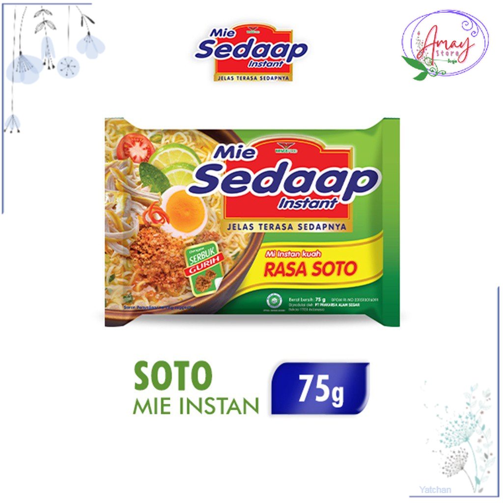 

[ASJ] Bisa COD - SEDAAP Mie Instan Soto Bag 75GR