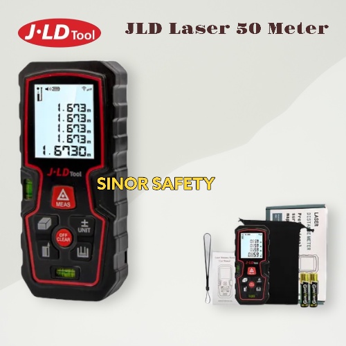 JLD Laser Distance Meteran Alat Ukur Jarak Digital 50 Mtr dan 80 Mtr