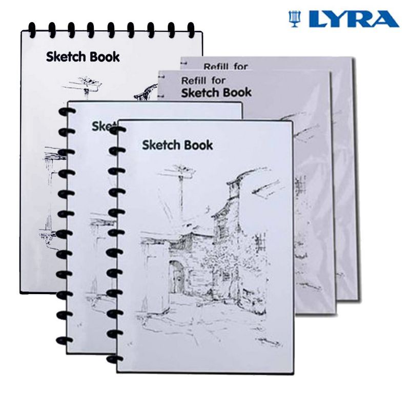 

SKETCHBOOK BINDER BUKU SKETSA GAMBAR RING UKURAN A4 DAN A5 PLUS REFILL ISI 30 LEMBAR