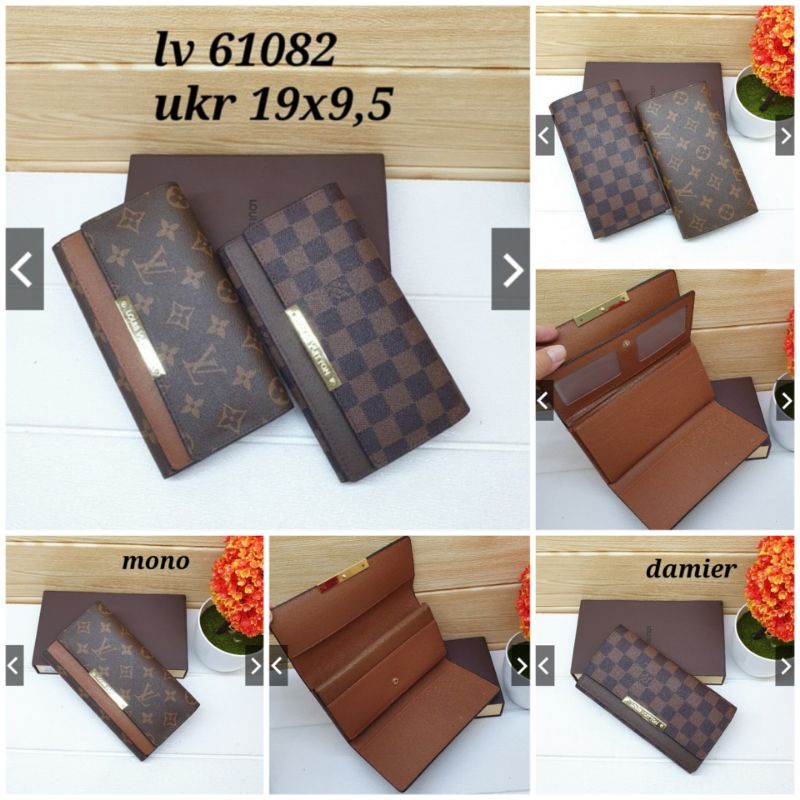 Dompet Panjang Wanita Dompet Lipat ELVI Import Free Box