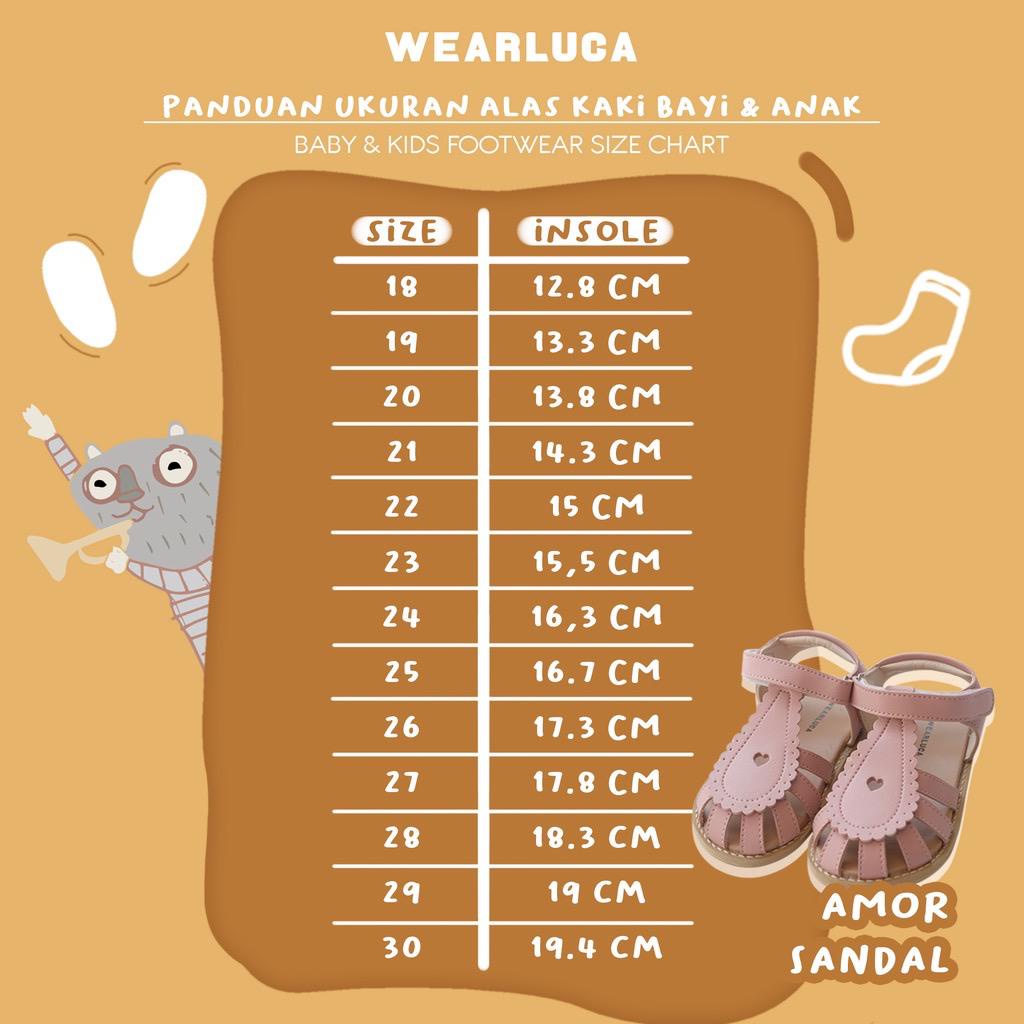 WEARLUCA - AMOR Sepatu Sandal Anak Perempuan