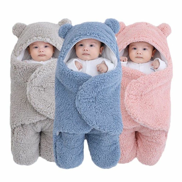 barokahgamis EGYOO BLANKET / SELIMUT BAYI TOPI BEDONG KARAKTER / BLANKET BAYI