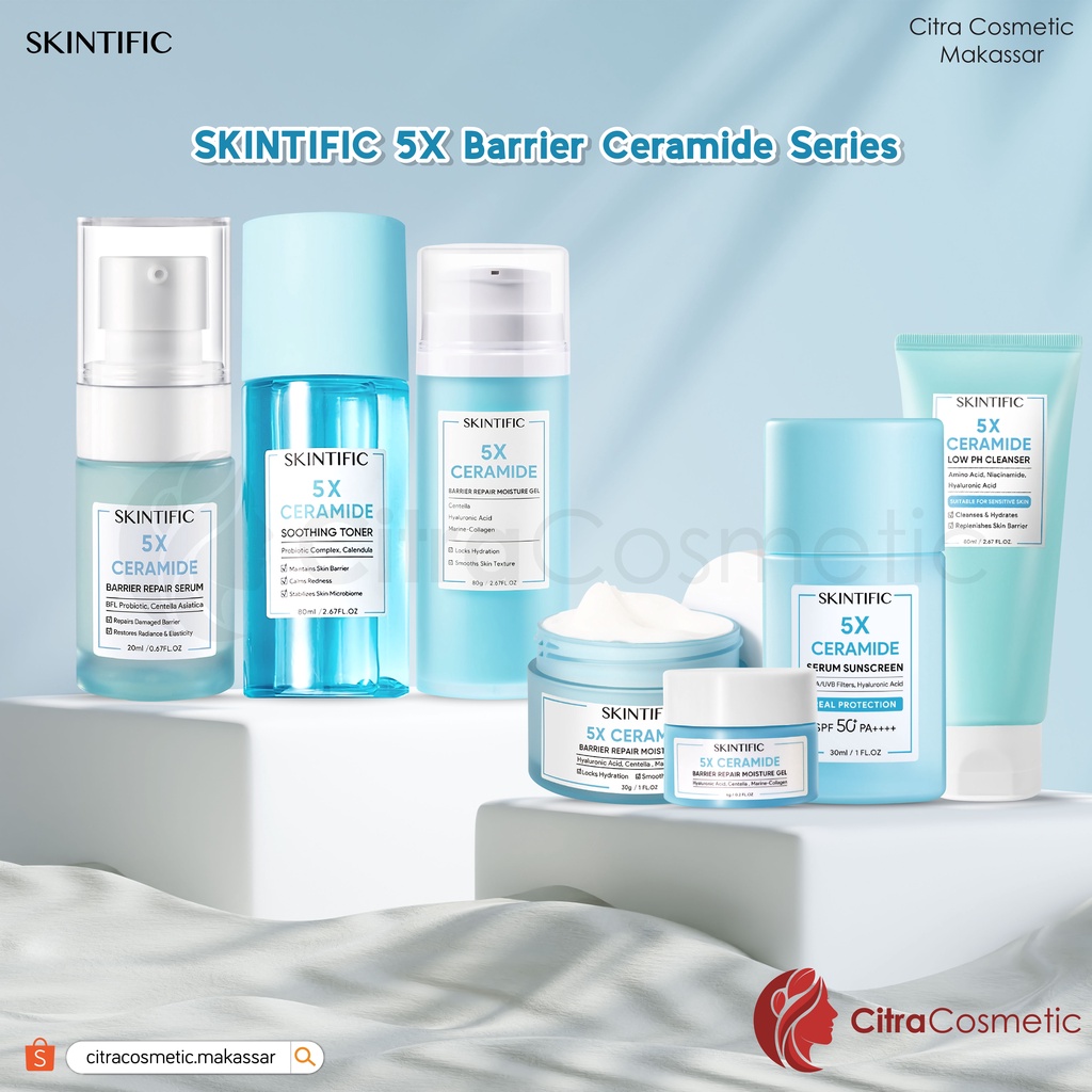 Skintific 5X Ceramide Barrier Series | Low Ph | Toner | Serum | Moisture Gel