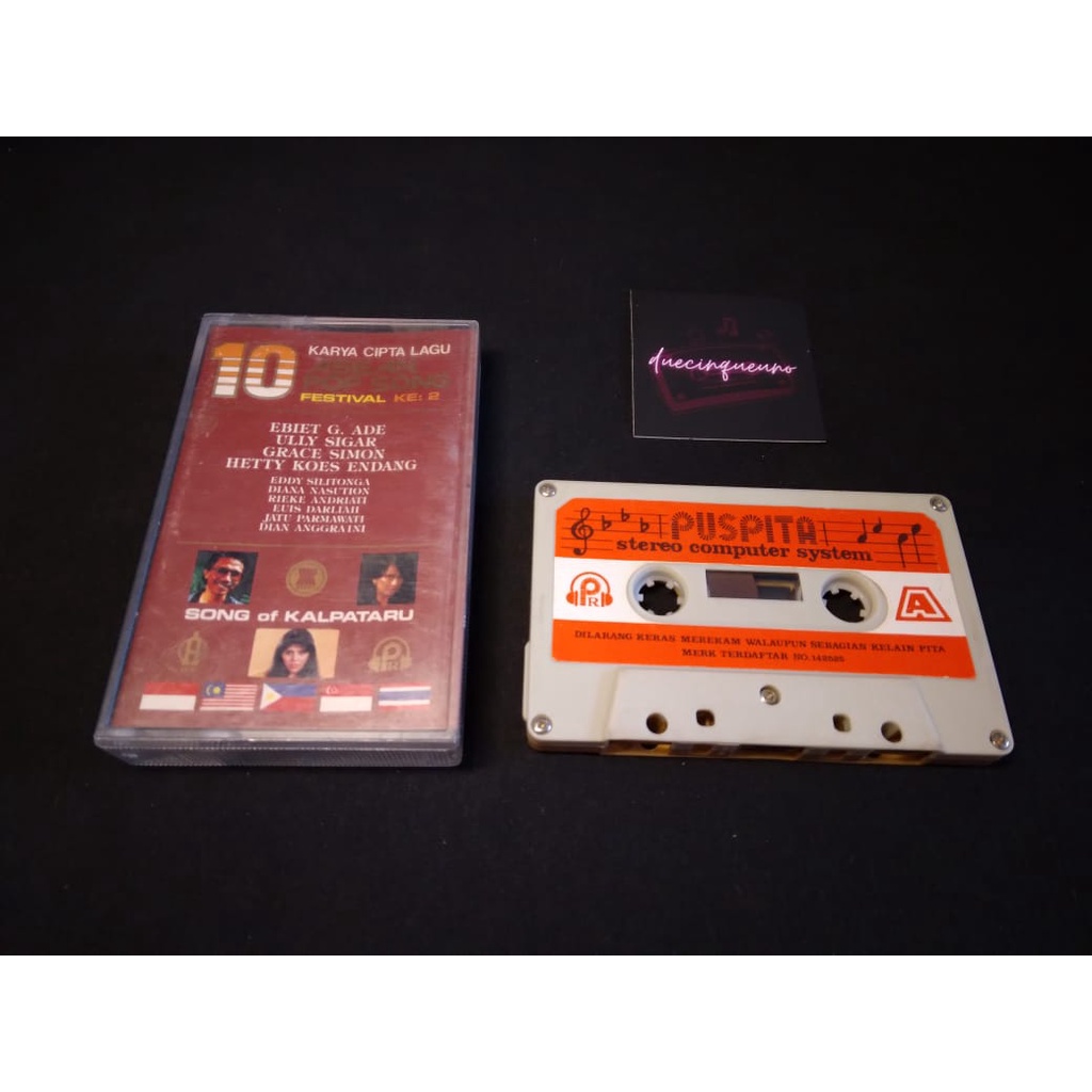 10 Karya Cipta Lagu Asean Pop Song Festival Ke 2 (kaset pita)