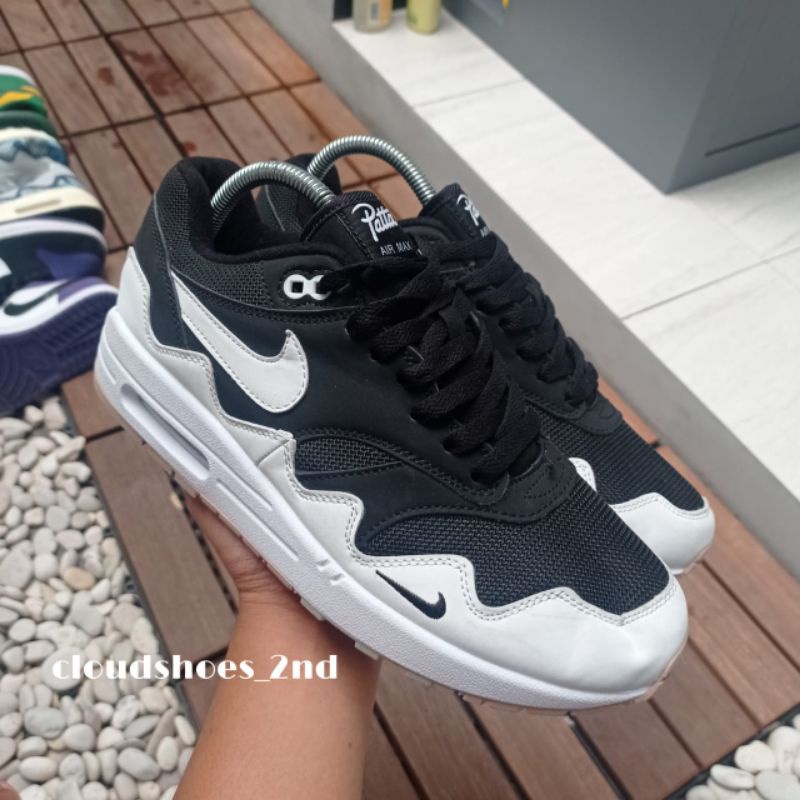 nike airmax 1 patta black gum
