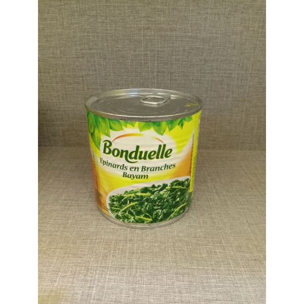 

Bonduelle Epinard en Branches Bayam 380gr/265gr