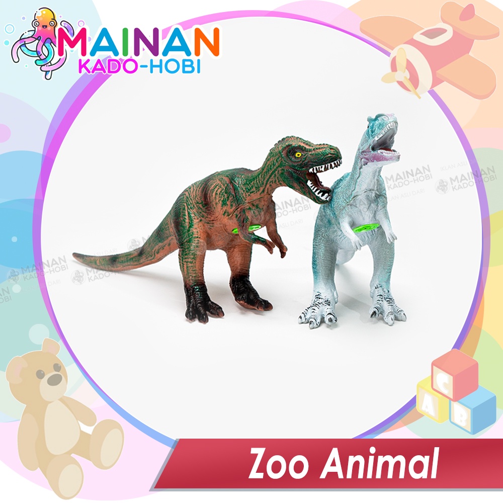HADIAH BIRTHDAY GIFT MAINAN ANAK LAKI MINIATUR ZOO ANIMAL DINOSAURUS