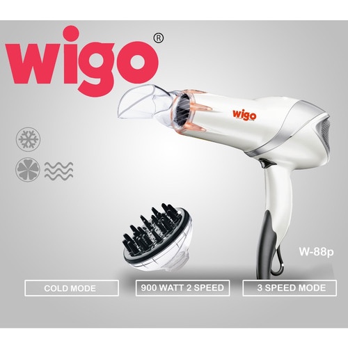 Hair Dryer W-88P Wigo Pro Collection Salon Ionic Infrared ORIGINAL