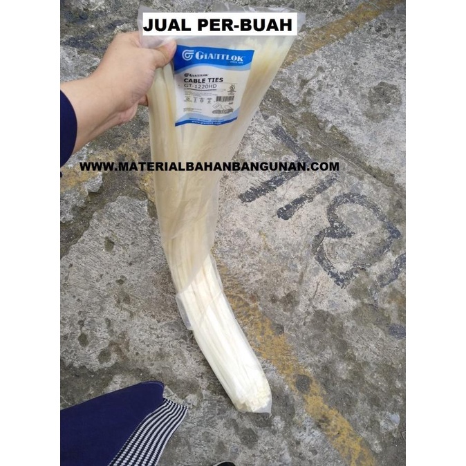 

Cable Tis GT 7920 HD Kabel Ties Tali Ties 9 mm x 92 cm Putih Perbuah citrab44 Murah