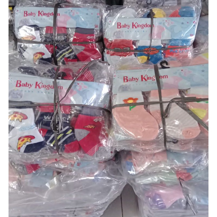 GROSIR 1 LUSIN KAOS KAKI BABY KAOS KAKI ANAK BAYI KAOS KAKI BAYI COWOK CEWEK