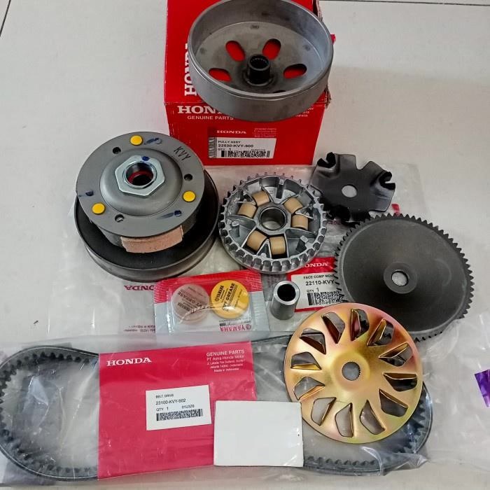 Paket CVT komplit Honda KVY Beat karbu, Scoopy karbu, Spacy karbu (COD)