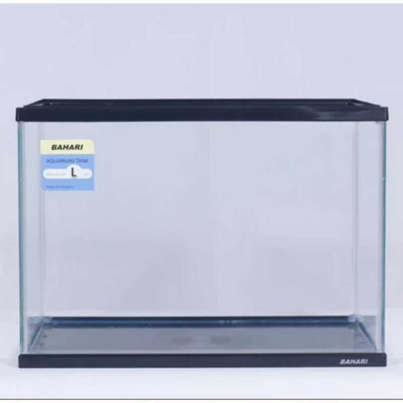 Aquarium Bahari Bahan Kaca Asahi S M L list Biru / Hitam khusus Gojek