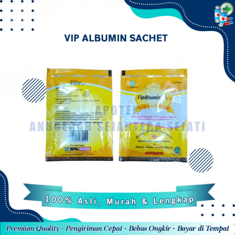 Vipalbumin Serbuk ~ Sachet