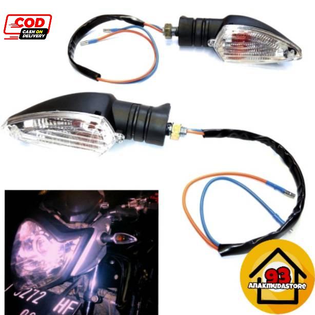[RMV63] (LSM2) Lampu Sein Sen Model Vixion old new Mini variasi megapro Cb150 NVL KLX Byson Ninja Ve