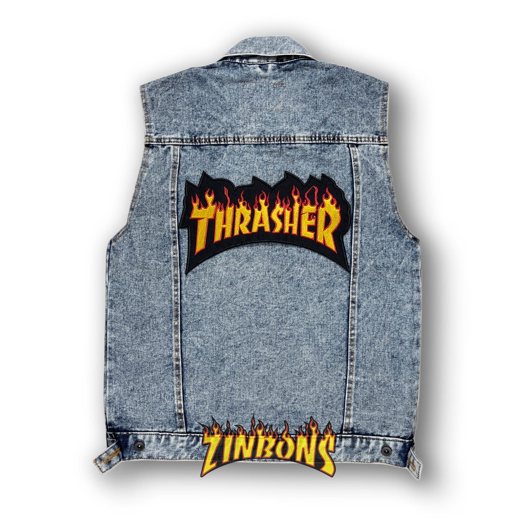 JAKET ROMPI PRIA AKSESORIS SUDAH DI JAHIT DESAIN CASUAL YANG MENAMBAH KELAKIAN 99,9% JAKET JEANS ROMPI JEANS ROMPI