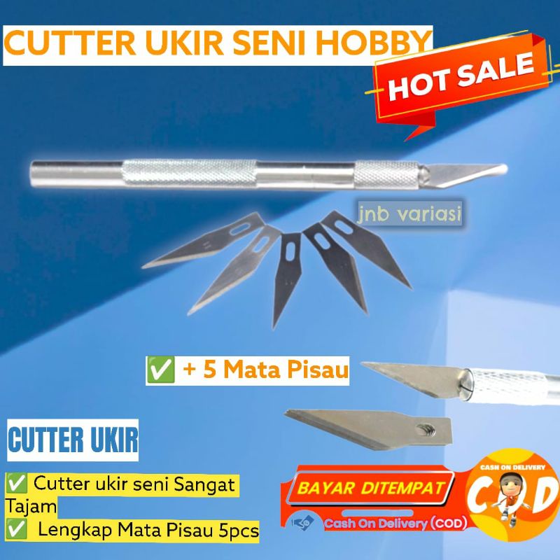 

Pisau cutter Ukir Seni Hobby kerajinan set lengkap Pisau cutter kesenian Pisau mini